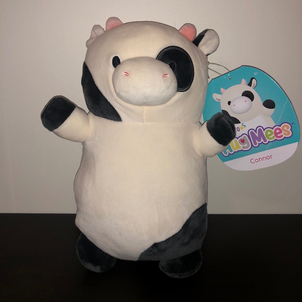10” Connor the Cow Squishmallow HugMee